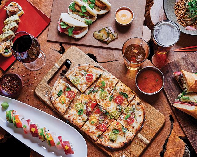 Food from the Copper Bar plated